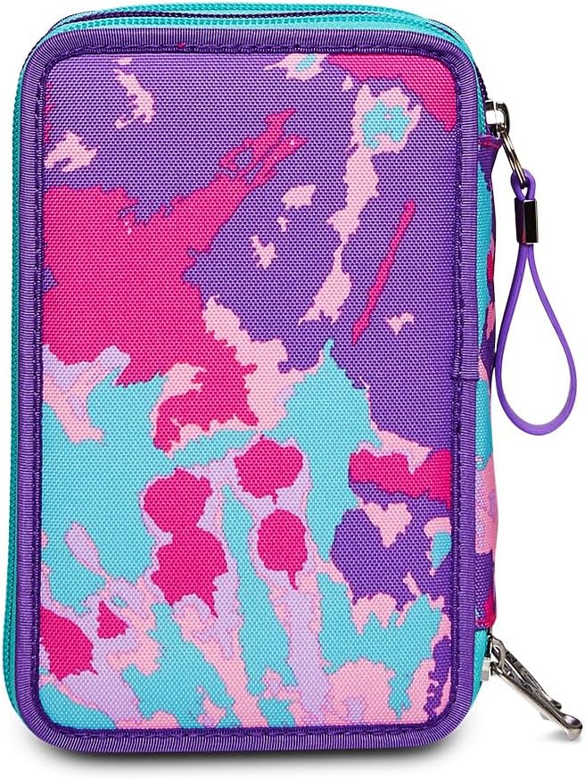 Seven Federmäppchen, Mäppchen, Mehrfarbig, Federtasche für Schreibwaren, Etui komplett mit Bleistift
