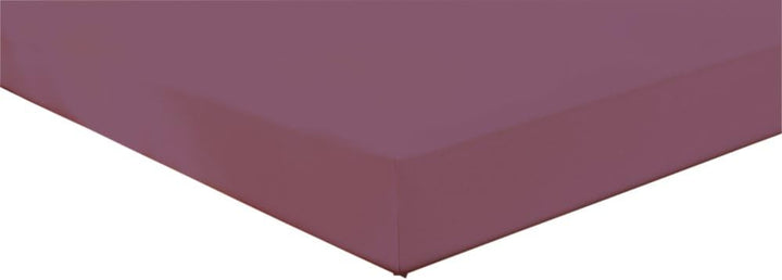 ESTELLA Spannbetttuch Feinjersey | Aubergine | 150x200 cm | passend für Matratzen 140-160 cm (Breite