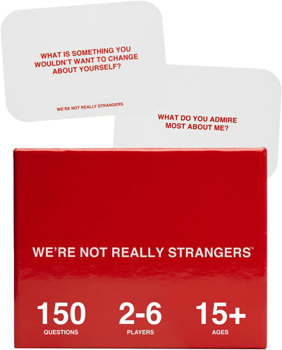 We're Not Really Strangers Kartenspiel – ein interaktives Kartenspiel für Erwachsene und Eisbrecher