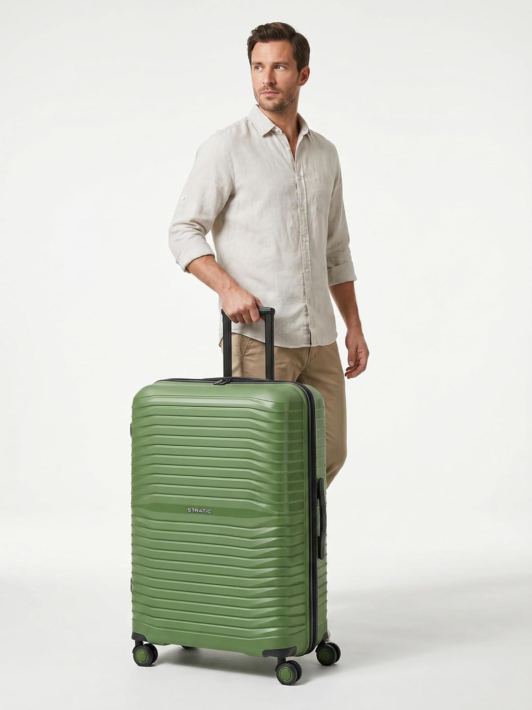 Stratic Check-in Koffer für Damen und Herren | grosser XL Trolley 50 x 29 x 76 cm aus hochwertigem,