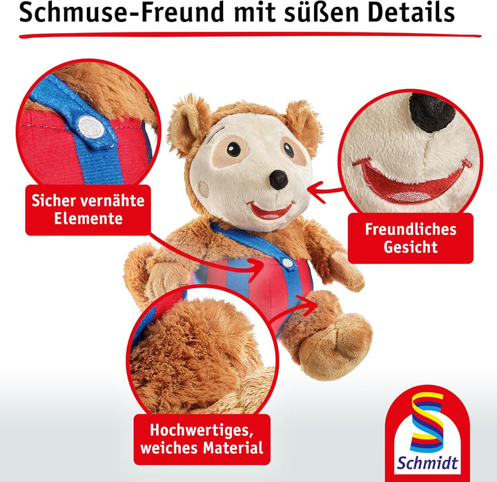Schmidt Spiele 42255 Bobo Siebenschläfer XL, Plüschfigur 35cm, Braun