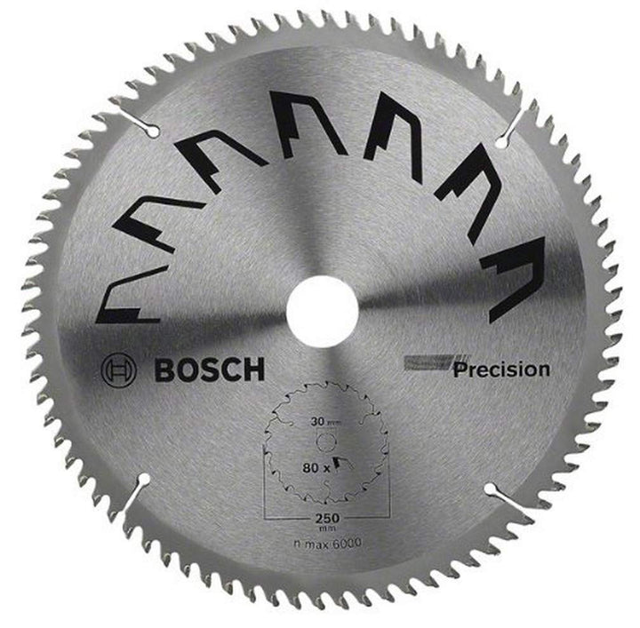 Bosch Accessories Bosch 2609256882 DIY Kreissägeblatt Precision 250 x 2 x 30/,Z80, 250 x 2 x 30/,Z80