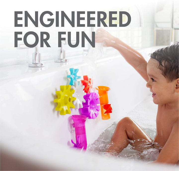 BUNDLE Building Bath Toy Set, Boon Rohr, Schlauch &amp; Zahnrad Bündel, Badeutensilien und Badespielzeug