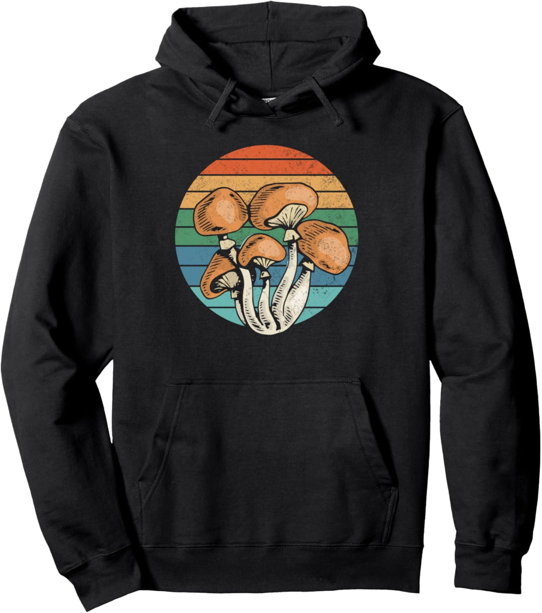 Pilzsammler Pilze Jäger Sammler Retro Pilze Sammeln Pullover Hoodie