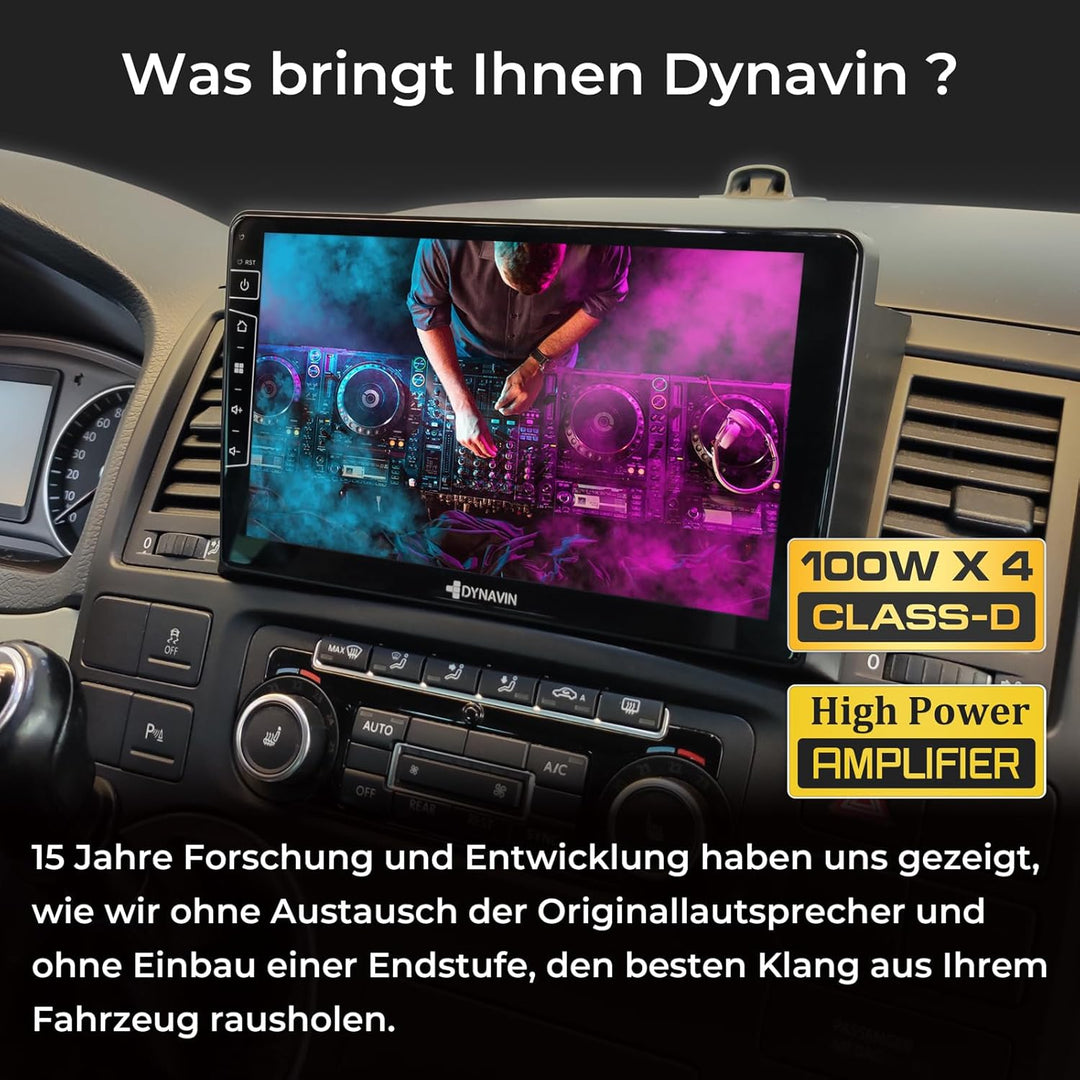 DYNAVIN Android Autoradio Navi für VW T5 Multivan California, 9 Zoll Radio mit Wireless Carplay und