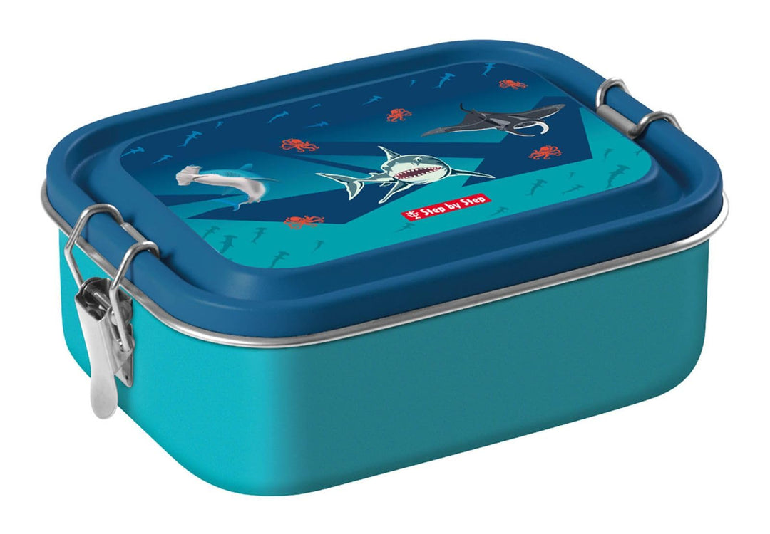 Step by Step Lunchbox Stainless Steel Underwater dunkelblau