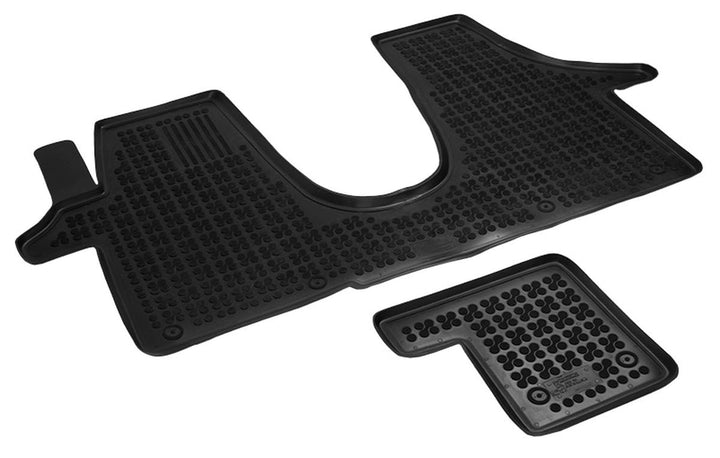 AZUGA Hohe Gummi Fussmatten passend für VW T5/T6/T6.1 Transporter/Multivan/Caravelle ab 4/2003-2023