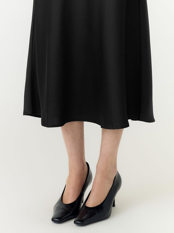 YAS Damen Yaspella Hw Midi Skirt S. Noos Rock XS Schwarz, XS Schwarz