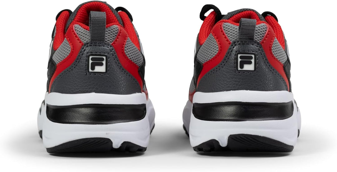 FILA Unisex Kinder Cr-cw02 Ray Tracer KidsSneaker 35 EU Black Fila Red, 35 EU Black Fila Red
