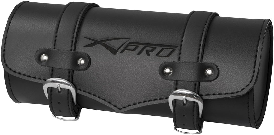 A-Pro Roll Tool Bag Saddle Luggage Pannier Davidson Hi Quality Motorcycle Black
