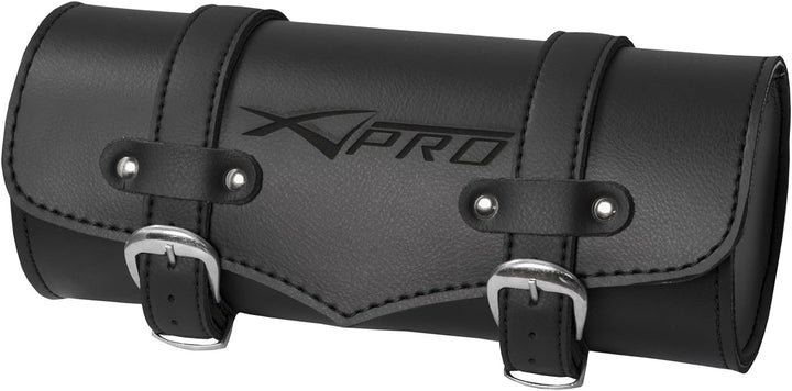 A-Pro Roll Tool Bag Saddle Luggage Pannier Davidson Hi Quality Motorcycle Black