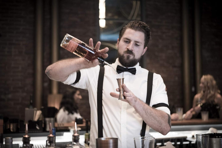 Buddy´s Bar – „Boston Bar-Set“, 700 ml, Boston Cocktail-Shaker, Barmass, Stössel, Barsieb, lebensmit