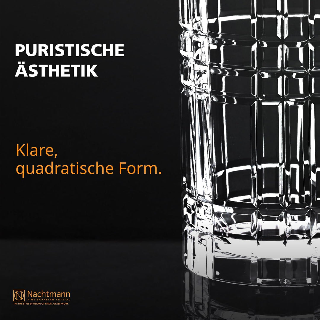 Spiegelau & Nachtmann, Vase, Kristallglas, 28 cm, Square, 0097782-0 28 cm Vase, 28 cm Vase
