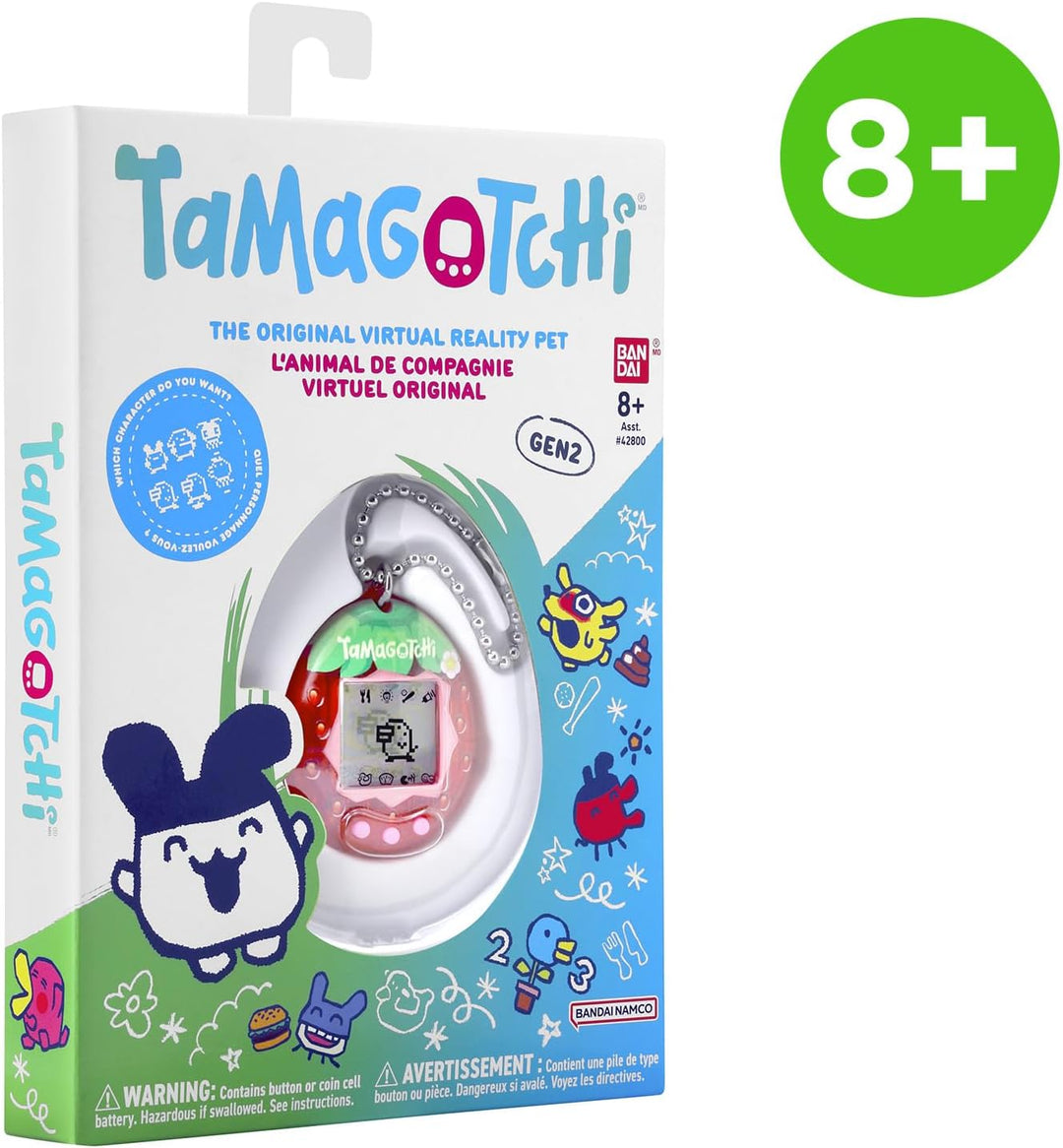 Bandai - Tamagotchi - Original Tamagotchi - Fresh Strawberry - Elektronisches virtuelles Haustier -