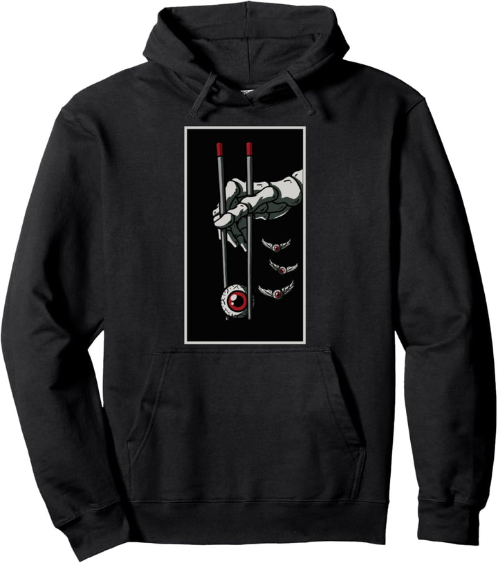 Weirdcore Aesthetic Skeleton Hand Augapfel Oddcore Pullover Hoodie