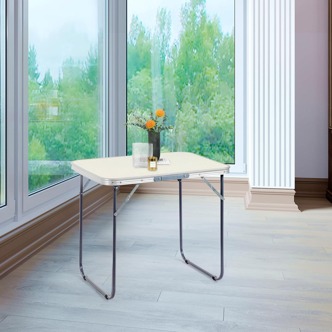 Bonnlo Klapptisch, Gartentisch Wetterfest, Balkontisch Klappbar – Tragbarer Mehrzwecktisch als Essti