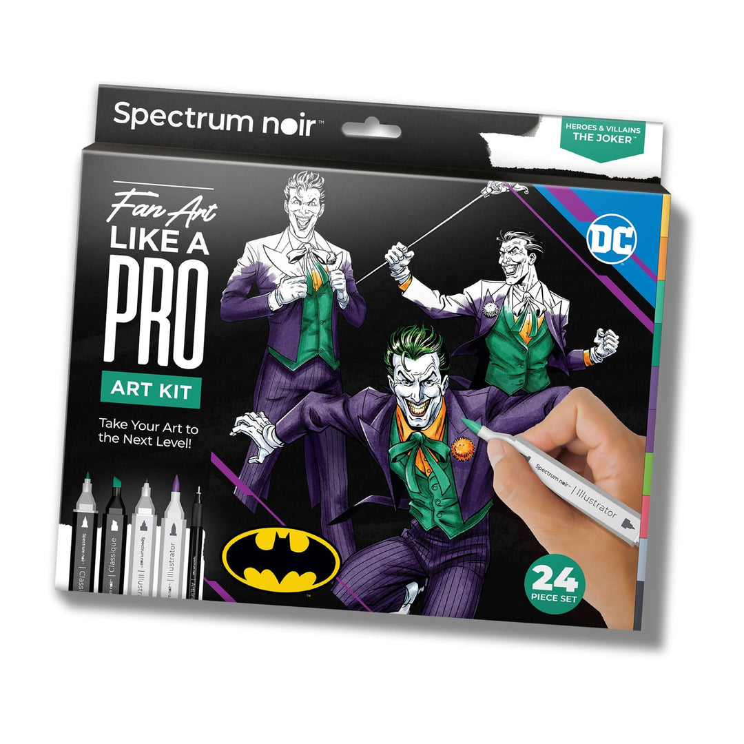 Spectrum Noir Pro Fan Art Set - 24-teilig - The Joker, Joker