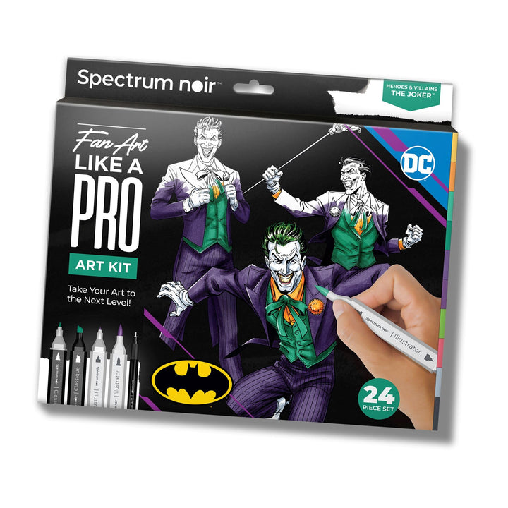 Spectrum Noir Pro Fan Art Set - 24-teilig - The Joker, Joker