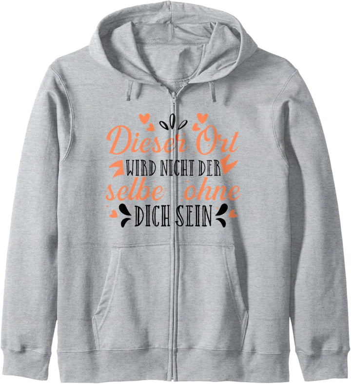 Lustiges Kollege Abschied Spruch für Abschiedsgeschenk Kapuzenjacke