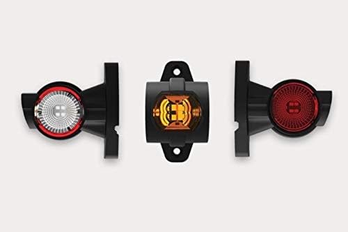 2 x LED Gummi Begrenzungsleuchte Seitenleuchte 12V 24V mit E-Prüfzeichen Positionsleuchte Auto LKW P