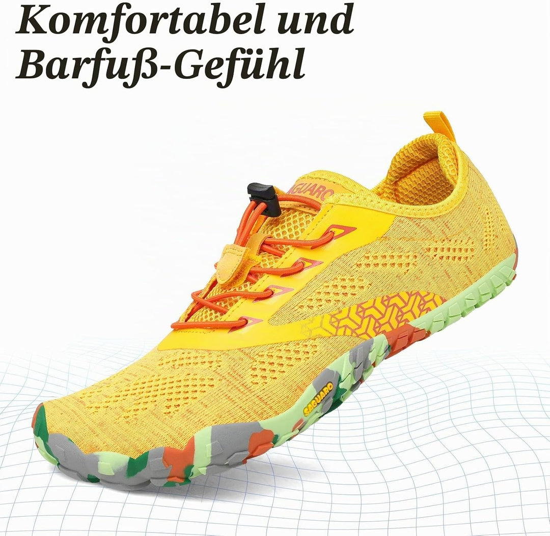 SAGUARO Unisex Barfussschuhe Traillaufschuhe Schnell Trocknend Wassersportschuhe, Gr. 36-47 36 EU Ge