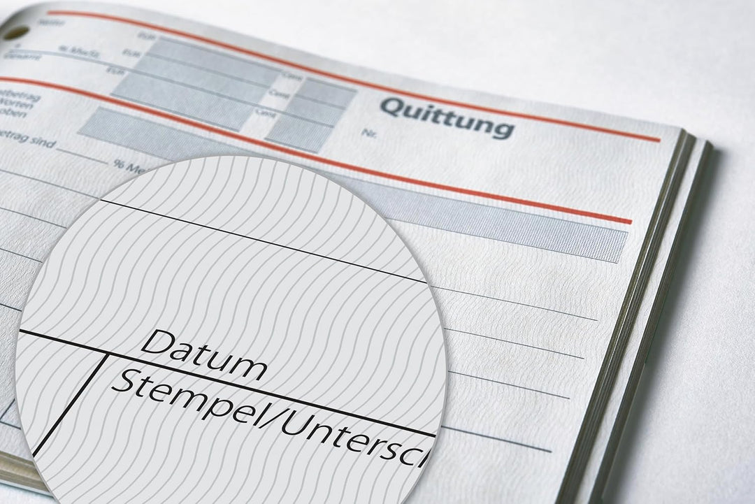 SIGEL SD023/5 Quittungsblock A6 quer, 5 Stück, 3x40 Blatt, selbstdurchschreibend, 5 Stück