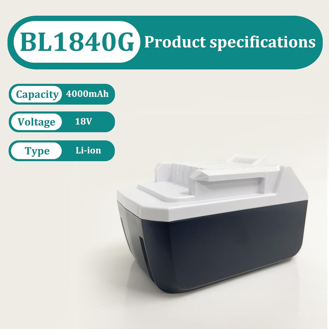 FengWings® 18V 4.0Ah BL1813G Akku Kompatibel mit Makita, Ersatz für Makita HP457D TD127D JV183D UR18