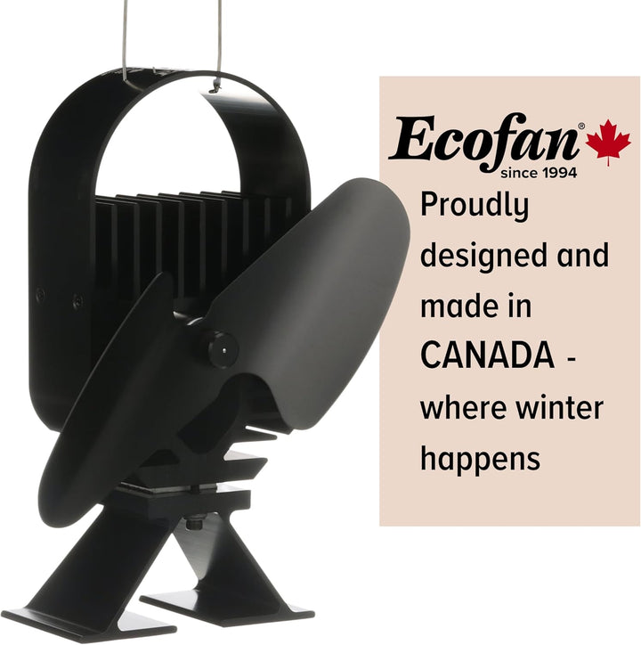 Ecofan Air Deco I, zeitgenössischen Stil, wärmebetriebener Holzofenventilator, 271 m³/h, 8203CAXBX,