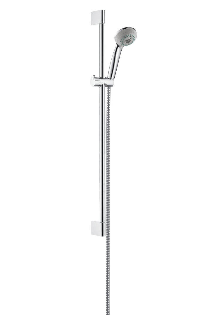 hansgrohe Crometta 85 Duschset 0,65m, 3 Strahlarten, Chrom 3 Strahlarten ohne Seifenschale 0,65m Set