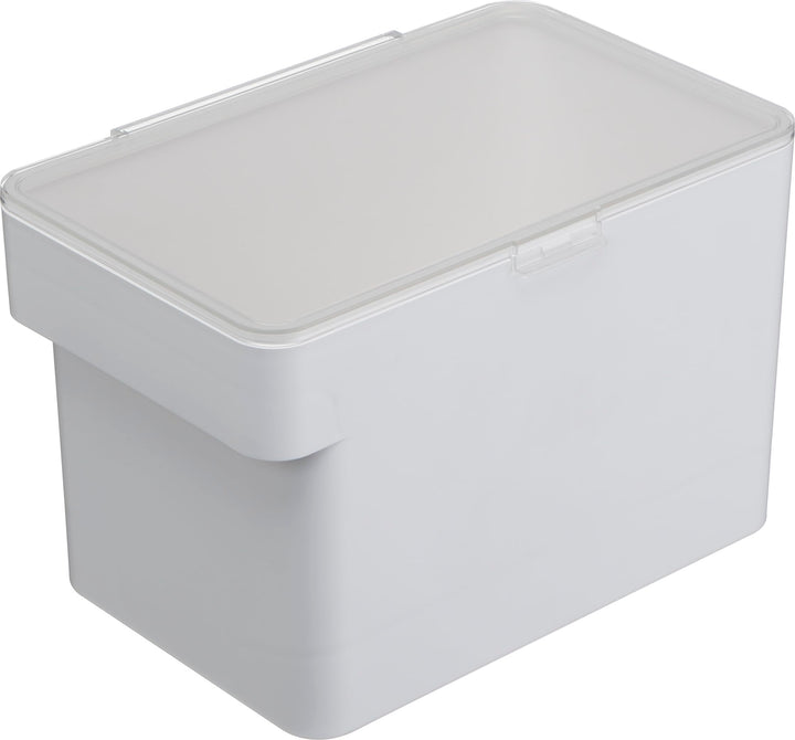 YAMAZAKI TOWER 5611 Behälter für Tierfutter mit Messbecher, Weiss, 6L, Trockenfutter: ca. 3,5kg, ABS