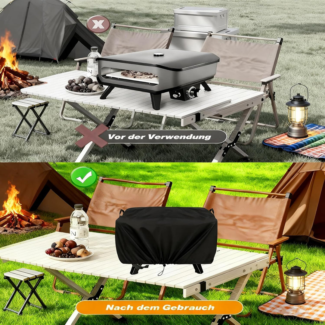 Pizzaofen Abdeckung für Cozze 90349 13" Gas Pizza Ofen,13 Zoll abdeckhaube,Cozze 13 Abdeckung Staubd