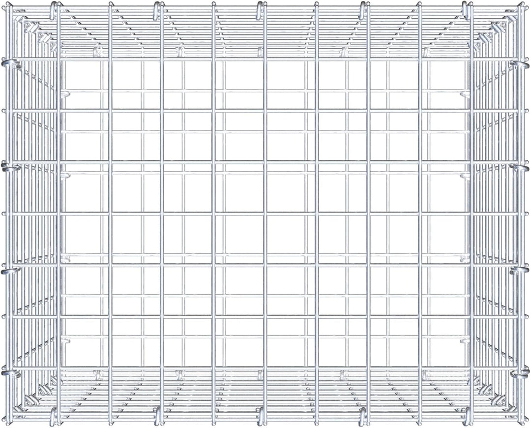 GABIONA Steinkorb-Gabione eckig, Maschenweite 5 x 5 cm, Tiefe 40 cm, Gabione 50 x 40 x 40 cm (L x H