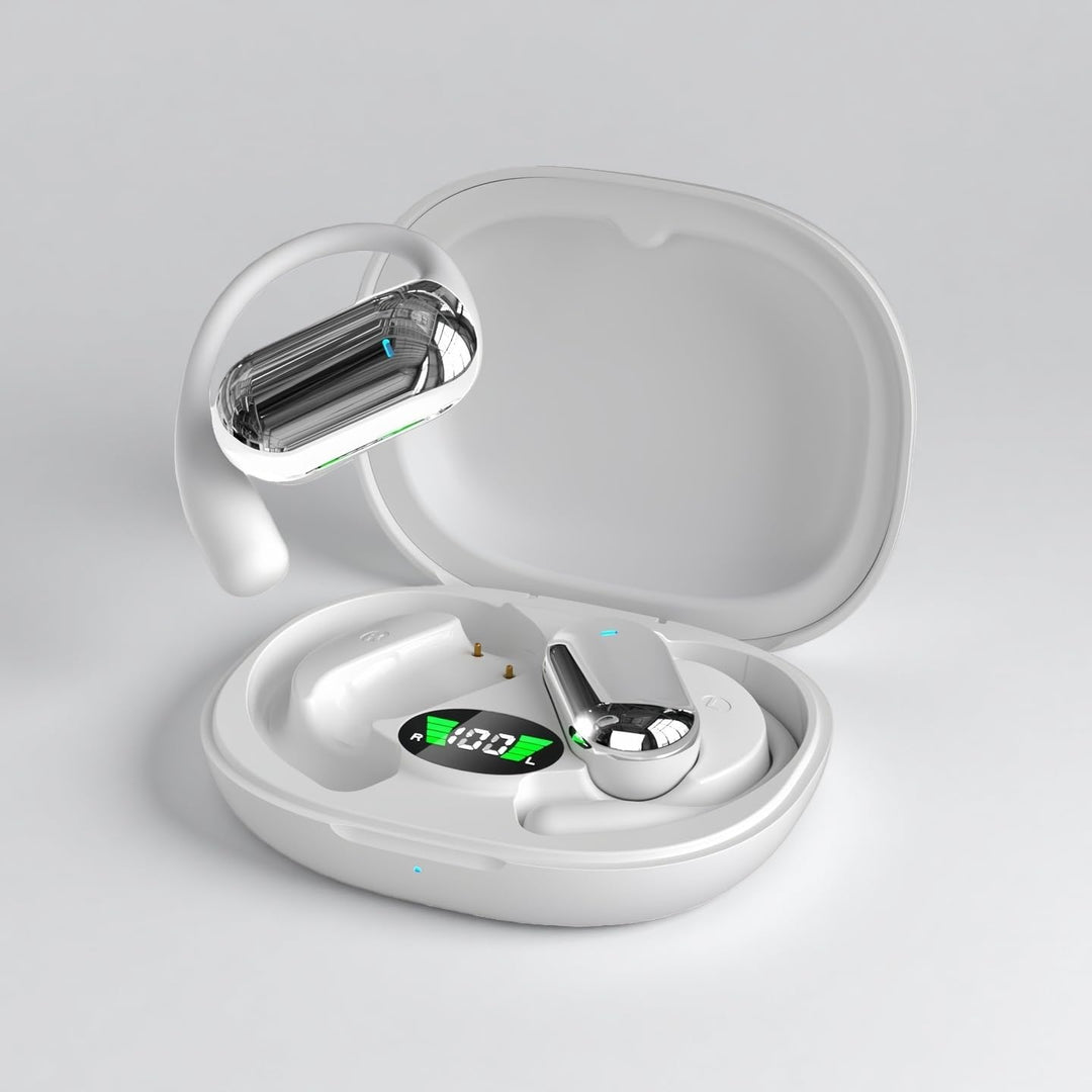 Next Destination Kabellose Bluetooth 5.4 Sport-Kopfhörer mit Haken Q16S | Kopfhörer | IPX7 wasserdic
