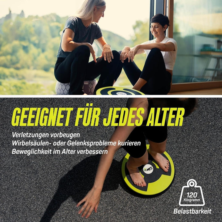 MFT Challenge Disc Digital Balance Board mit digitalem Balancesensor mit kostenloser App für Bewegun
