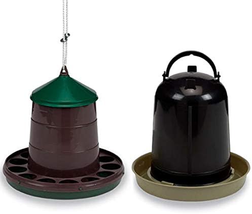 FINCA CASAREJO Pack Futtertrog 2 Kg + Tränke 3 L für Hühner und anderes Geflügel - Futtertrog und Tr