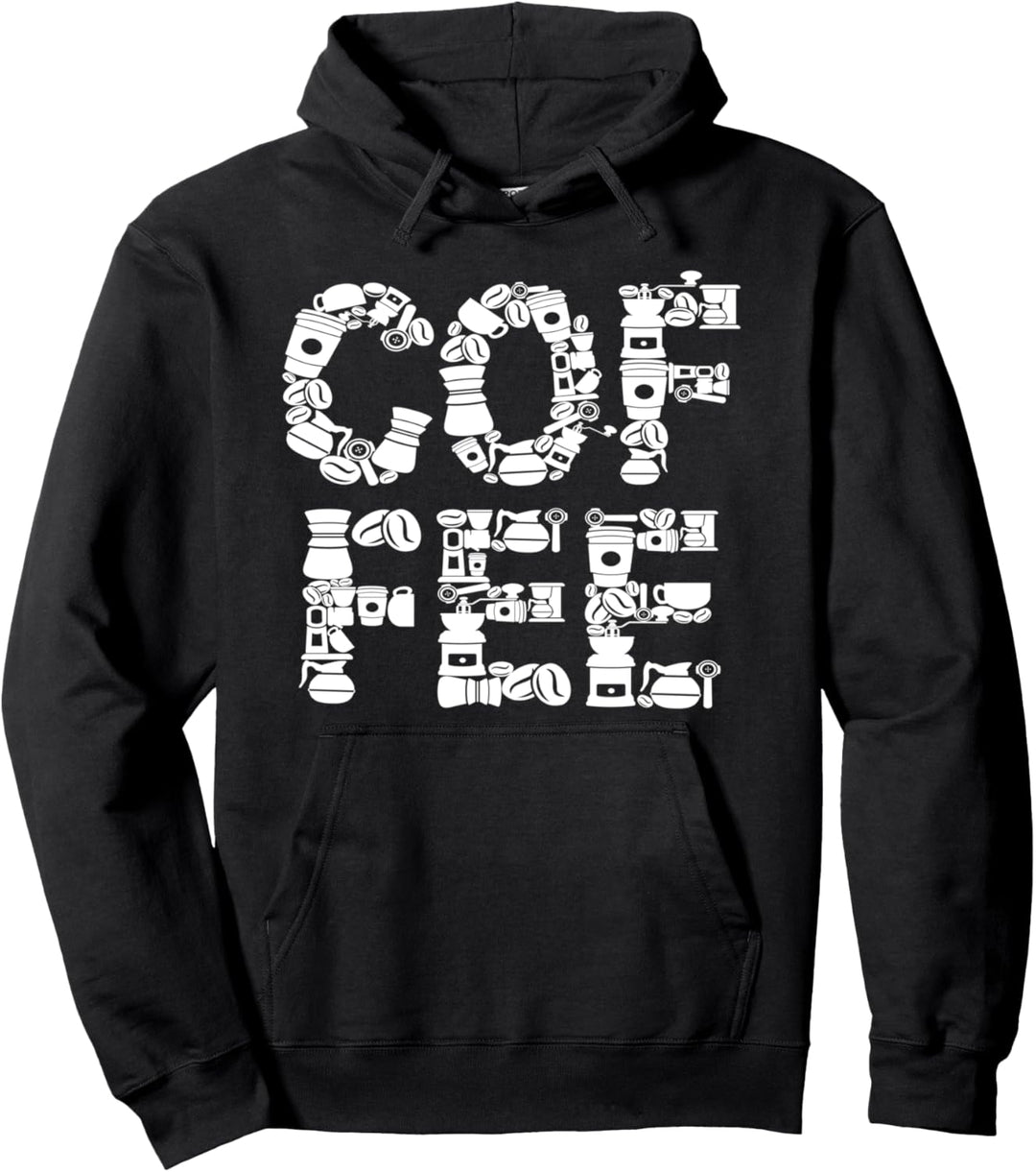 Coffee Addict Geschenk Bohnentopf Koffein Coffee Shop Fun Pullover Hoodie