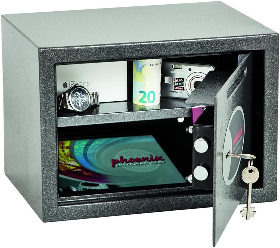 Phoenix SS0802KD Vela Deposit Home & Office Safe mit Schlüsselschloss (klein)