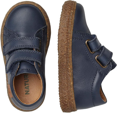 Naturino Carex VL-Sneaker aus gebürstetem Nappalede-Hellblau 20 EU Blau, 20 EU Blau