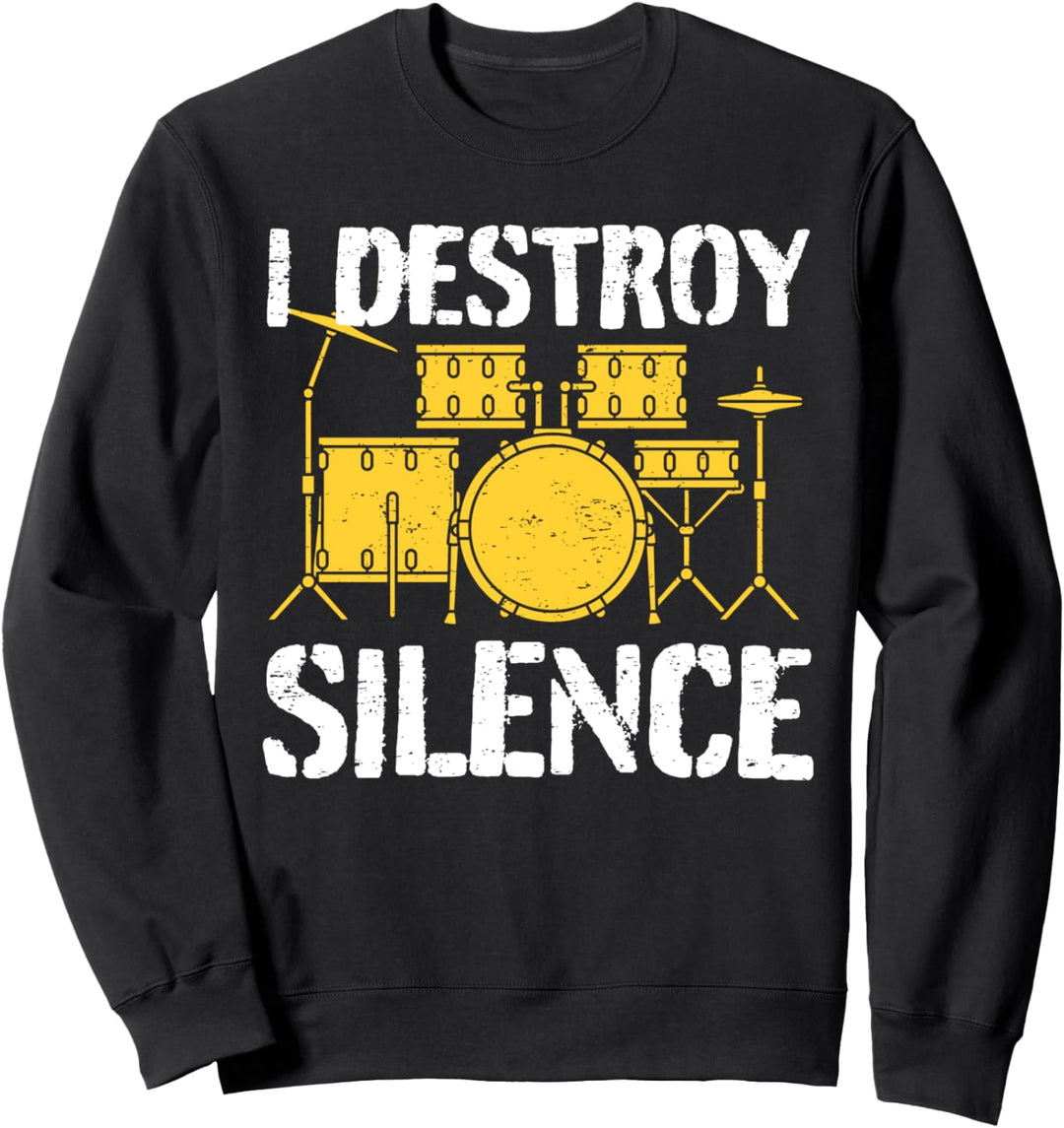 Schlagzeuger Drummer Percussion Trommeln Schlagzeug I Laut Sweatshirt