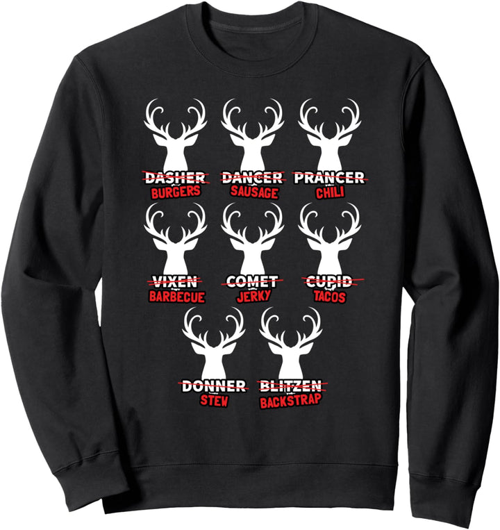 Hirsch-Jagdhemd, Jäger-Rentier Sweatshirt