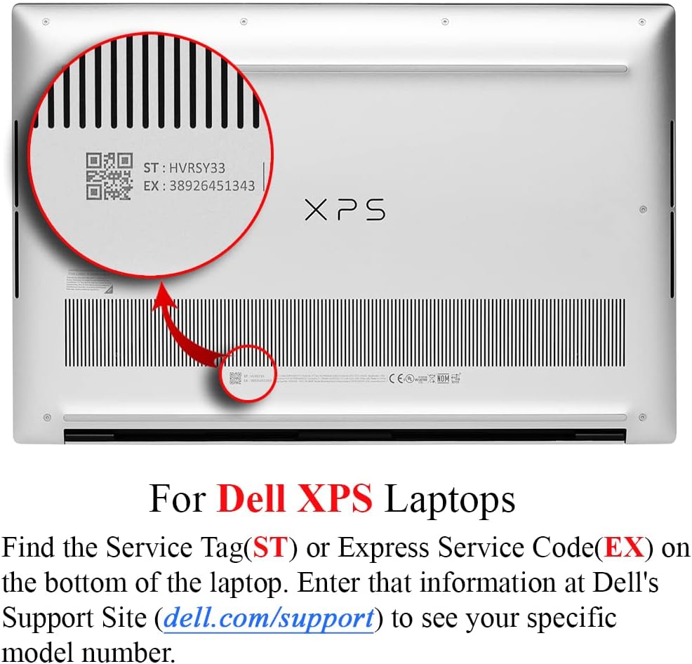 mCover-Hülle, NUR kompatibel mit 15,6-Zoll-Laptop-Computern der Dell XPS 15 9500 9510 9520 / Precisi