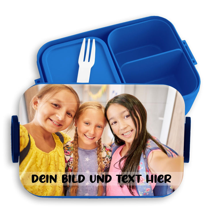 Kinder Bento Box Midi für Mepal Bentobox - Brotbox Dein Bild und Text I Custom Text und Foto Lunchbo