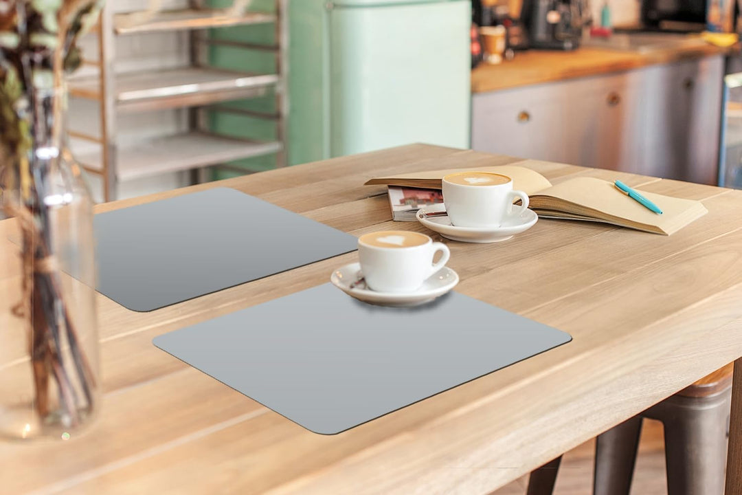 KitchenYeah© Platzsets Abwaschbar 6-Teilig 45x30 cm Tischsets Platzdeckchen Platzset Unterlage Tisch
