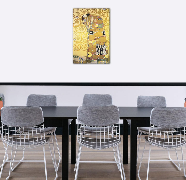 Printed Paintings Leinwand (60x80cm): Gustav Klimt - Die Umarmung (1909) 60x80 cm, 60x80 cm