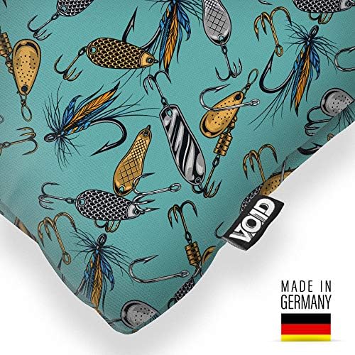 VOID Angelköder Kissenbezug Kissenhülle Sofakissen Kissen Deko Outdoor-Kissen Dekokissen, Kissen Grö