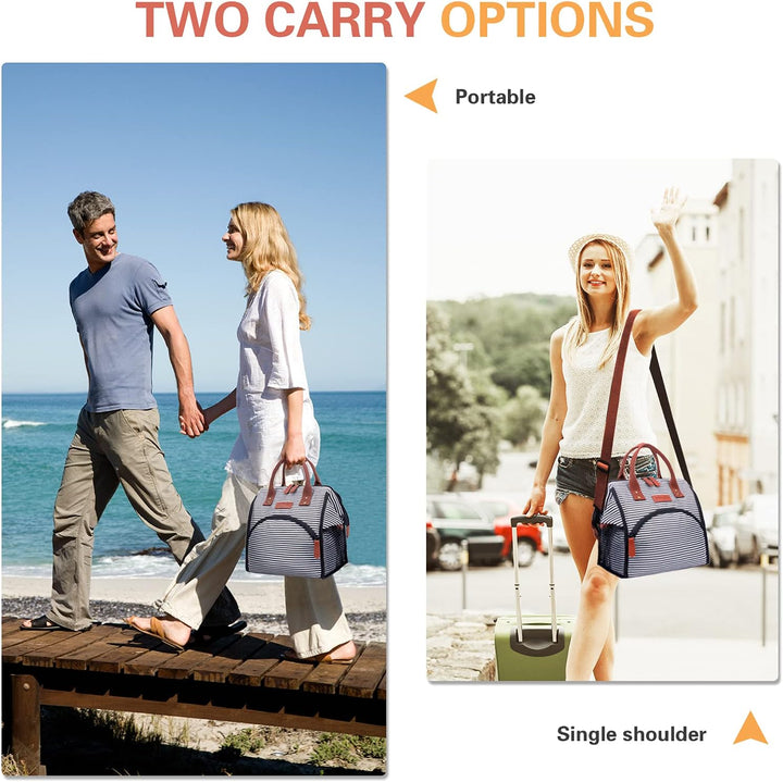 Kühltasche Picknicktasche, ANGGO Grosse Kapazität Kühlbox Lunchtasche Wasserdicht und Auslaufsicher,