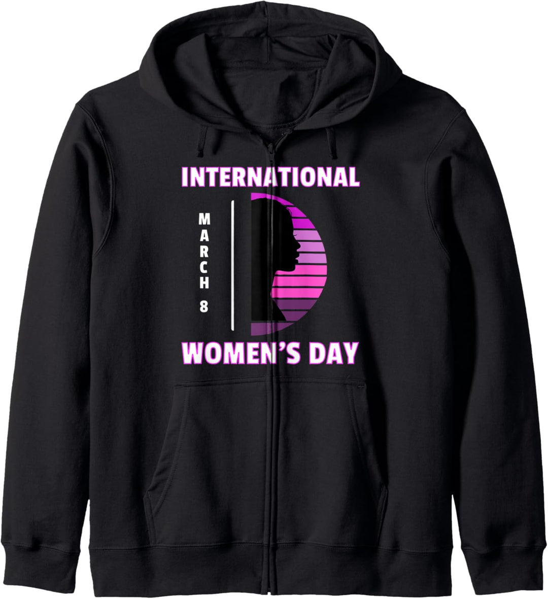 Frauenrechte 8. März Internationaler Frauentag Kapuzenjacke