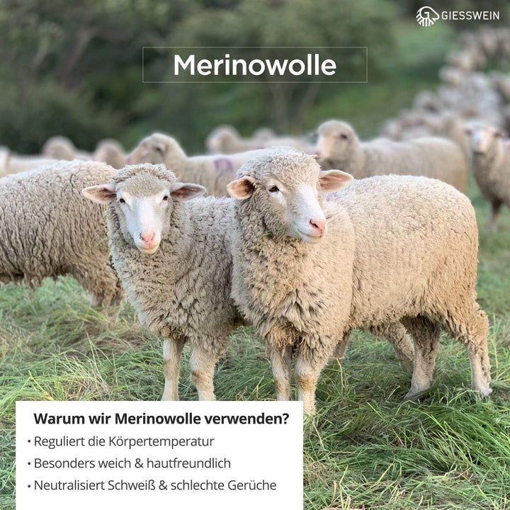 GIESSWEIN Merino Lambswool Poncho - Damen Feinstrick Überwurf aus Merinowolle, Wool Cape, Frauen Str