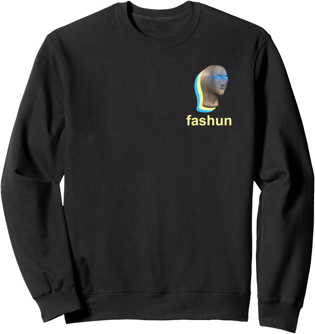 Fashun Meme Man VaporWave Sweatshirt