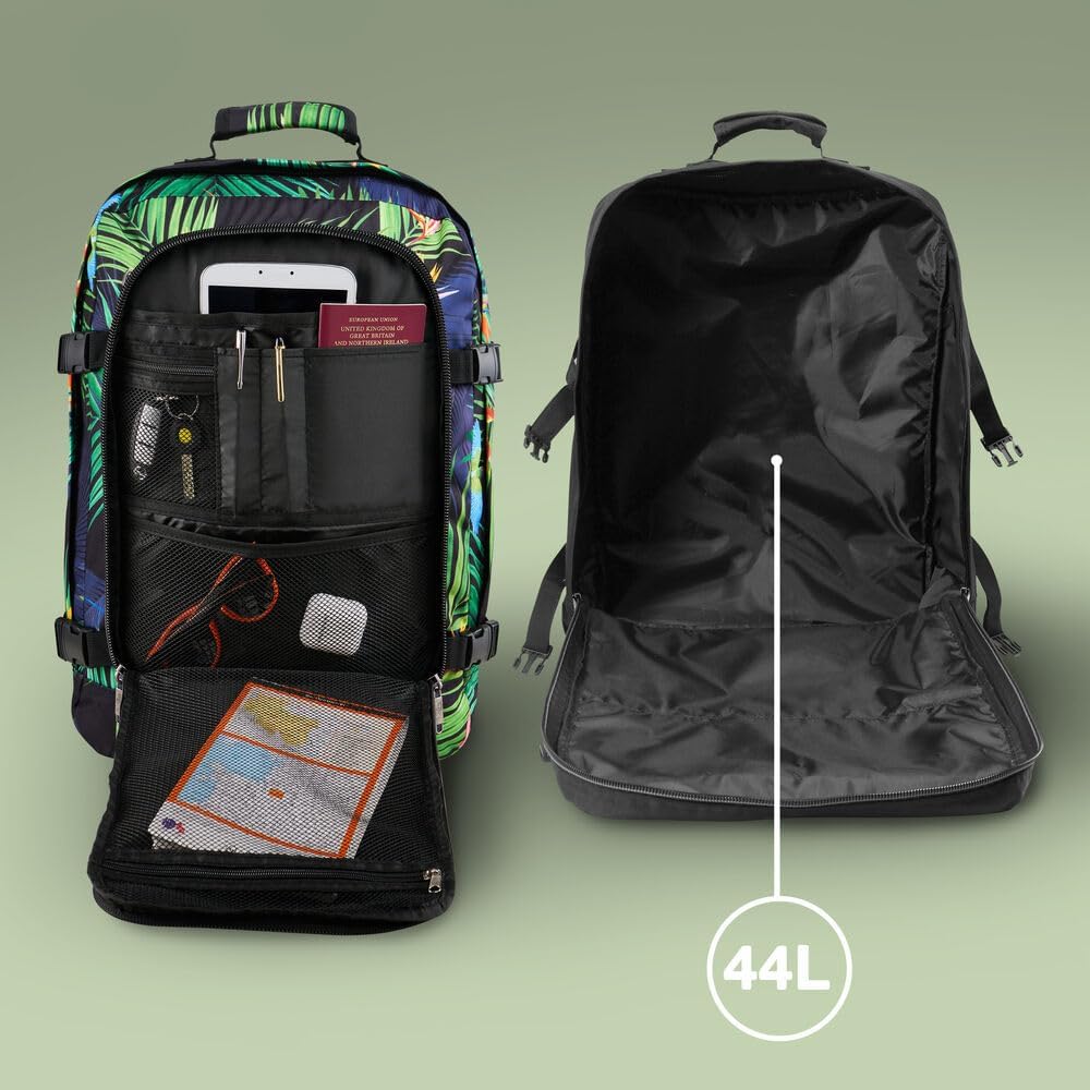 Cabin Max Metz Handgepäck Rucksack 55x40x20 cm – 44L Reiserucksack kompatibel mit EasyJet & Ryanair